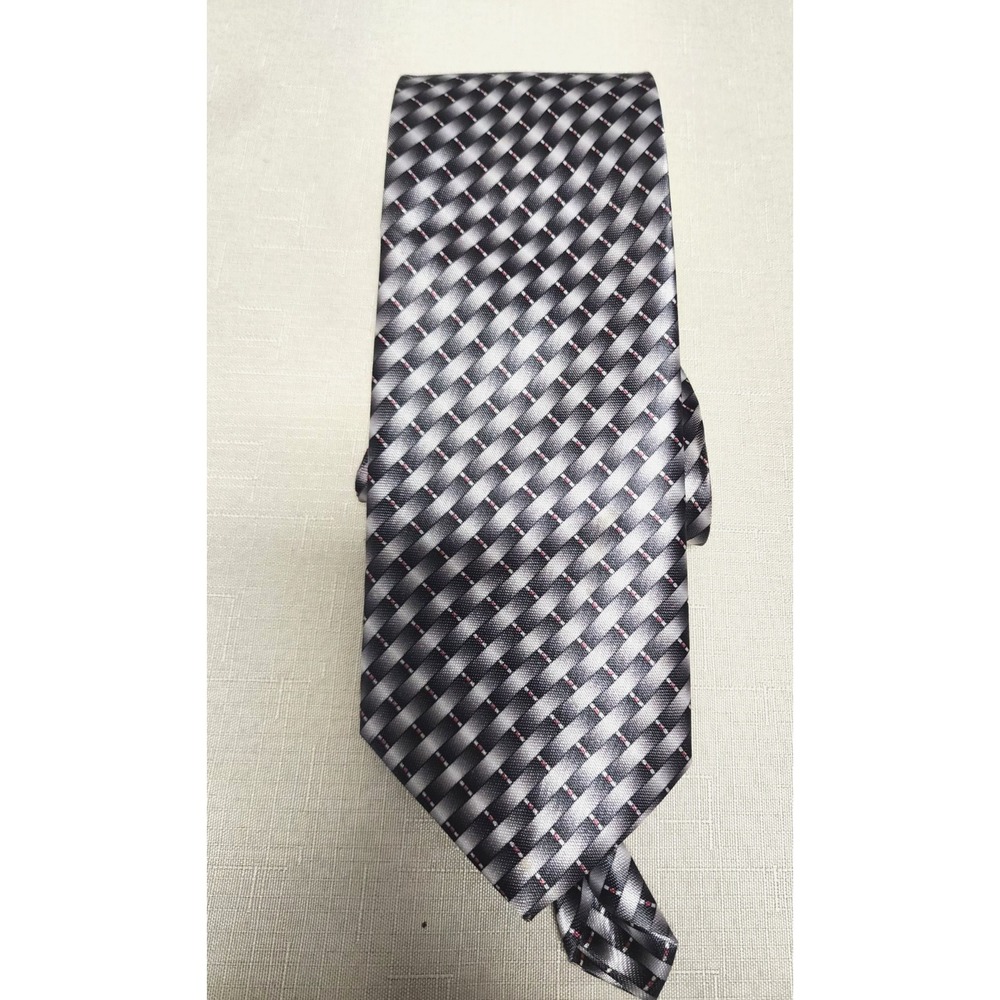 Silver‎ Label by Moshiko Men's Tie  56" x 3.25"   Black Gray Red